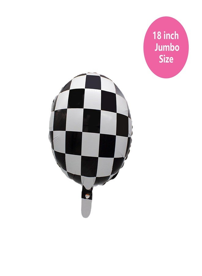 100% LIKED Two Cool Balloon Set, 40” Black Two|Black & White Smiley Face Latex |Checkered Foil for 2 Cool Birthday Decorations, Smiley Face Party Deco, Baby Shower,2nd Birthday Party Supplies - Image 3